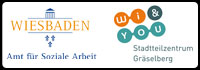 Logo Amt für Soziale Arbeit Wiesbaden und Stadtteilzentrum Gräselberg